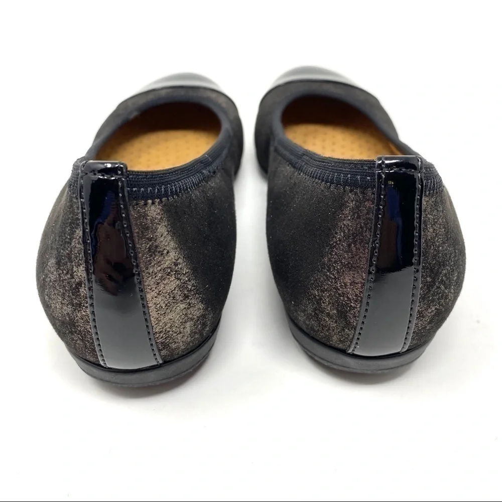 Gabor 161.67 shimmering cap toe ballet flats